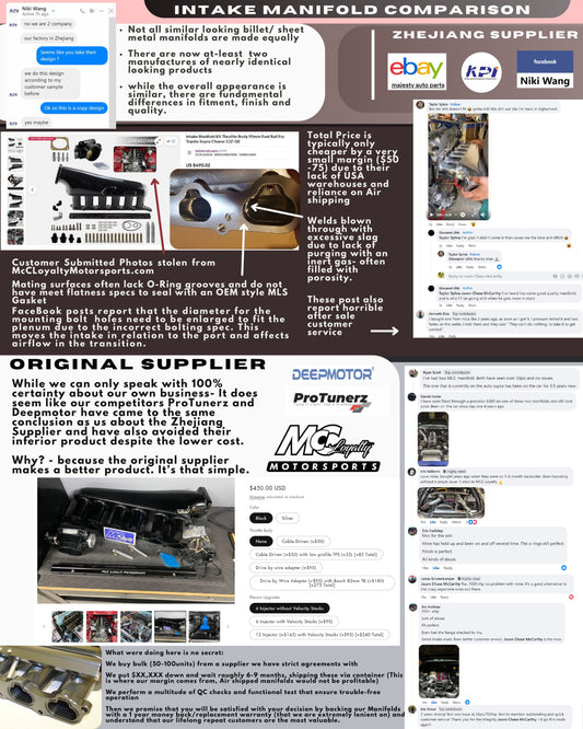 Intake Manifold Comparison